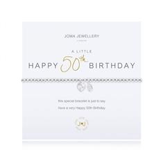 A Little Happy 50th Birthday Bracelet