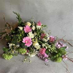 Natural Pink Tied Sheaf 