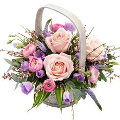 Pink and Mauve Basket 