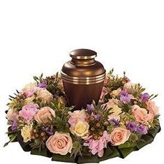 Pastel Urn Wreath 