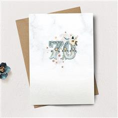 70th Birthday Card
