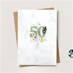 50th Birthday Card