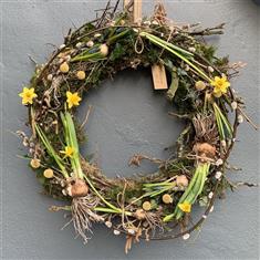 Spring Bulb Door Wreath