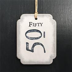 Birthday Number Tags
