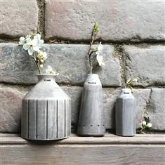 Modern Rustic Bud Vase Trio