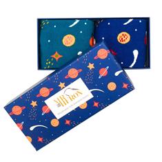 Mr Heron Space Socks Box