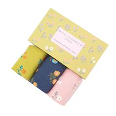 Miss Sparrow Dainty Floral Socks Box