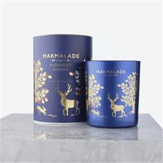 Marmalade of London Midnight Woods Large Glass Candle