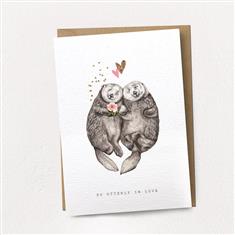 So Otterley In Love Card