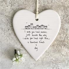 Wobbly round heart-I wish you lived nearer