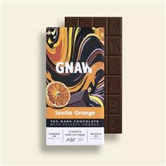Gnaw Seville Orange Dark Chocolate Bar