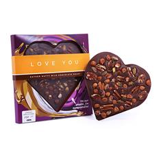 GNAW Love You Rather Nutty Chocolate Heart 220g