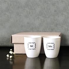 Mr and Mrs Egg Cups