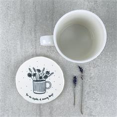 Flowers in Mug Coaster