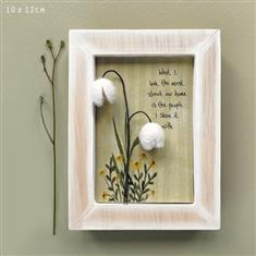 Box Frame Felt Flowers- What I love most