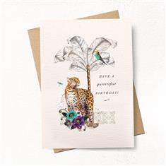 Leopard Purrfect Birthday