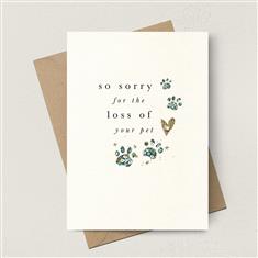 Sorry For Your Loss Pet