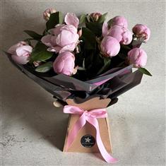 A Little Peony Box Hand-Tied Bouquet