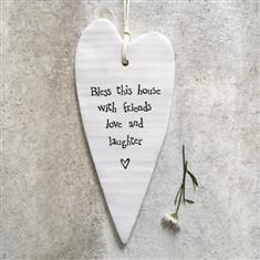 Long Hanging Heart- Bless This House