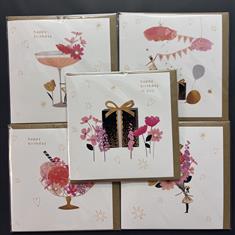 Happy Birthday Card- Pink