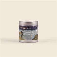 Orange &amp; Cinnamon Christmas Tin Candle