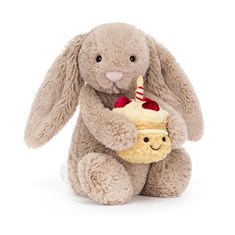Bashful Beige Birthday Bunny