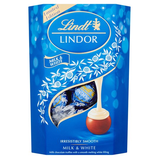 Lindt Lindor Milk and White Chocolate